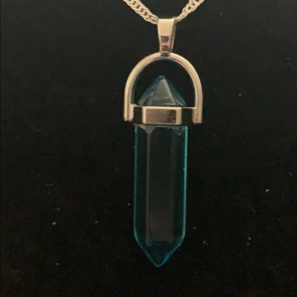 Pendant Charka Healing Stone Necklace - Picture 1 of 3